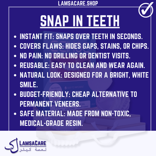 Snap in Teeth for Men and Women